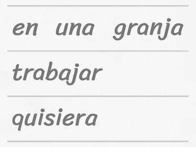 Unjumble types of jobs 