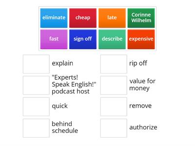 Business English Synonyms 4