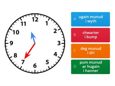  Gêm 2 -  (i) cyfateb analog ac mewn geiriau