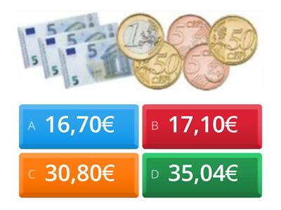 Mit Geld rechnen - Euro und Cent