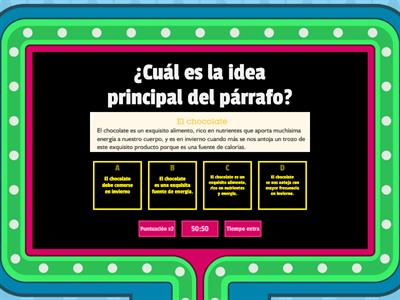  Hallar la idea principal 