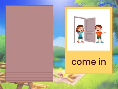 As starter, Welcome unit