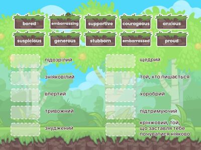 Adjectives for describing personality and emotions A2