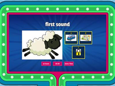 first sound middle sound ending sound 