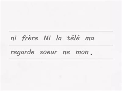 Qu'est-ce que tu n'aimes pas regarder à la télé?