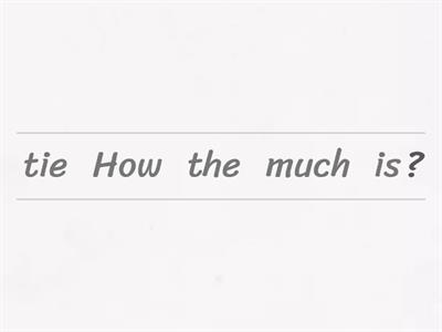 Unit 7 How much is...? How much are...? clothing
