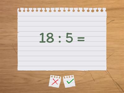 DIVISIONI...CON O SENZA RESTO?