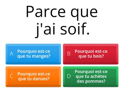 Questions et réponses Amis et compagnie Unité 5