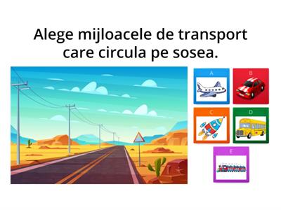 Recapitulare - Mijloace de transport