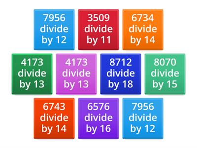 Division 4 digit by 2 digit 