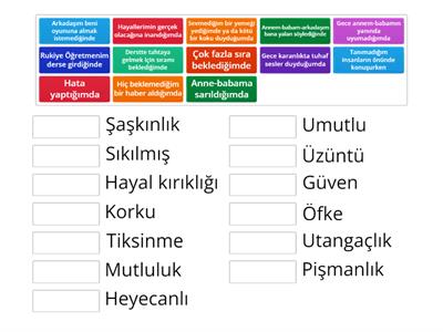 Mça Rehberlik Etkinliği- Duygular