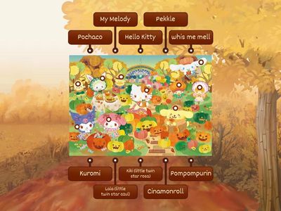 Etiqueta fiesta Hallowen- Hello Kitty Disfraces