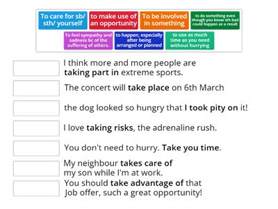 Expressions with Take 
