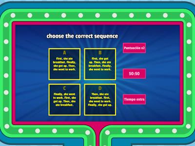 Conjuntions and Sequence connectors