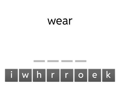 common irregular V take-write