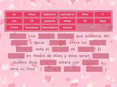 Lección 28 Versículo de Memoria: Primaria