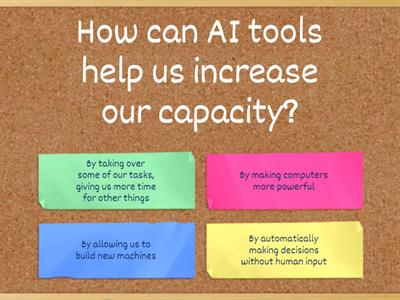 What can AI help us with?  