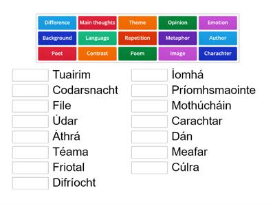 Foclóir don litríocht