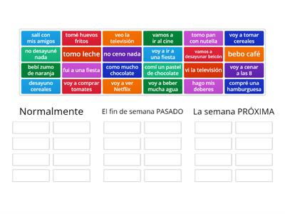 SPA verbs in 3 tenses (Viva 2 Mod 3.5)