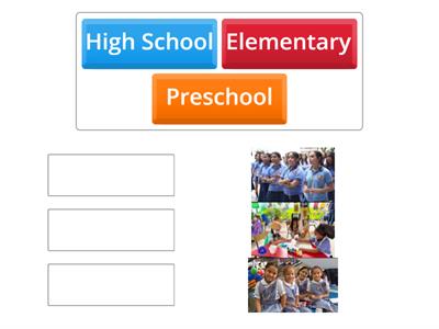 LEVELS OF MY SCHOOLS 