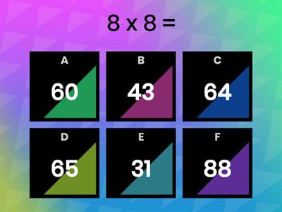 Multiplicacion (nivel facil) 