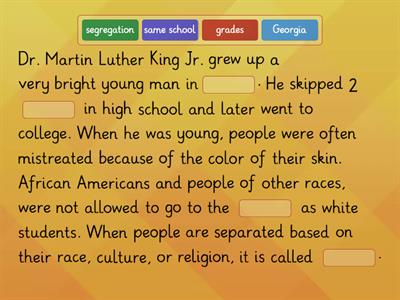 Dr. Martin Luther King Jr.