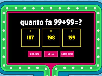Giochi di matematica - test ingresso