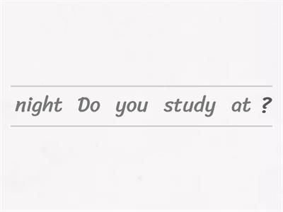 Present Simple questions