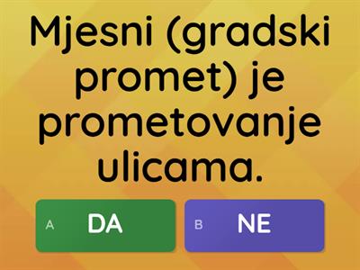 Prometna povezanost naselja u zavičaju (3.r)