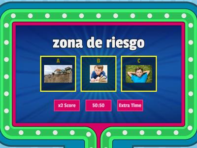 IDENTIFICA LAS ZONAS DE RIESGO