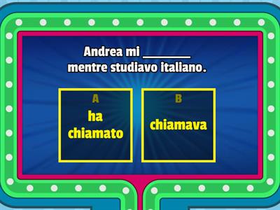 Passato Prossimo vs Imperfetto