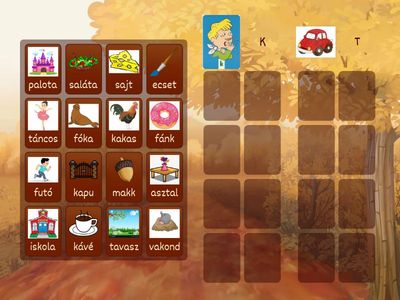 K-T hangok differenciálása