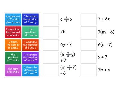 Translating words to expressions