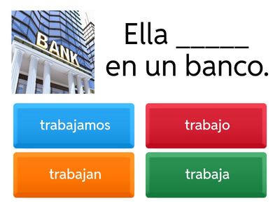 Verbos regulares con -AR 