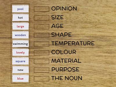 order of adjectives