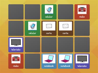 Jogo da memória - meios de comunicação
