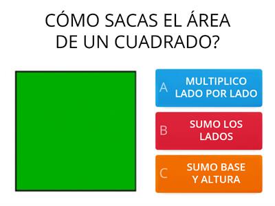 ÁREA Y PERÍMETRO DE FIGURAS