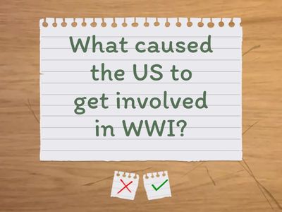 US History - Unit 4 - World War I