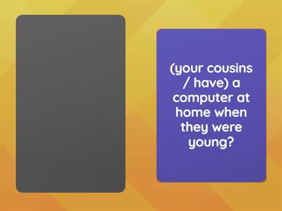 Focus 2 Unit 2.5 used to