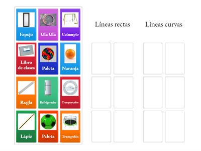 Líneas rectas y curvas