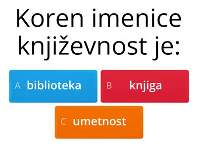 Književnost kao umetnost reči