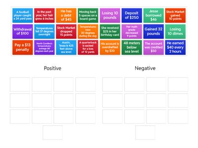 Me6a Math Integers SORT