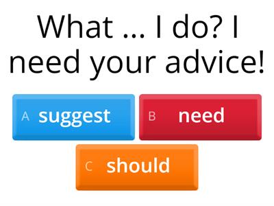 Can & Should for Suggestion