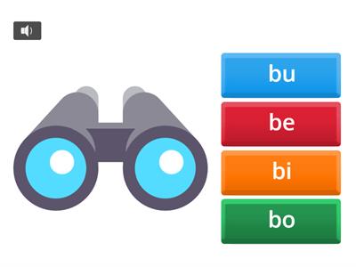 CV Short vowel blends - t, l, b