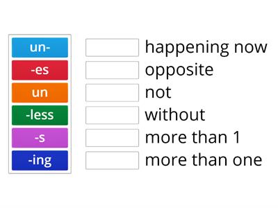 Beginning morphology