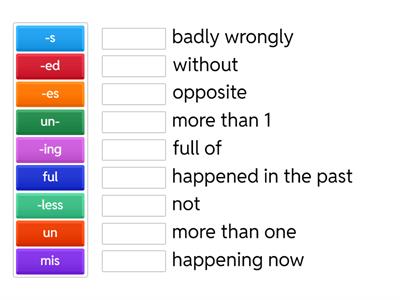 Beginning morphology