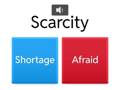 Scarcity and Trade