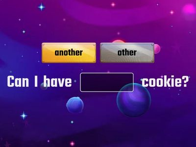 Another, (the) other, (the) others