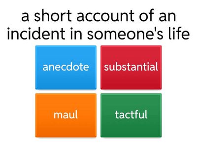 Vocabulary Workshop Level B Unit 5 Definitions