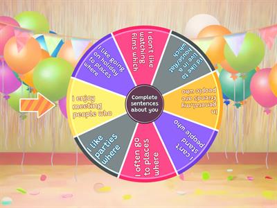 Defining relative clause